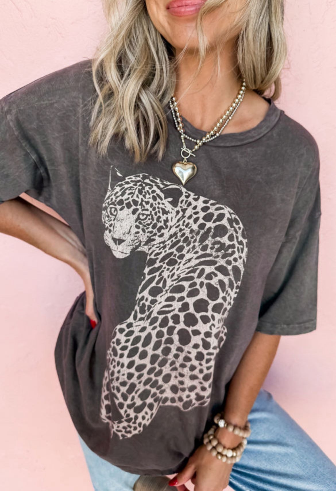 Leopard tee