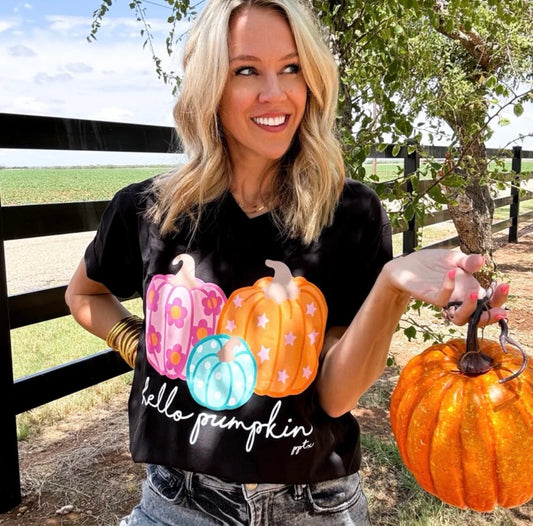 Hello pumpkin tee